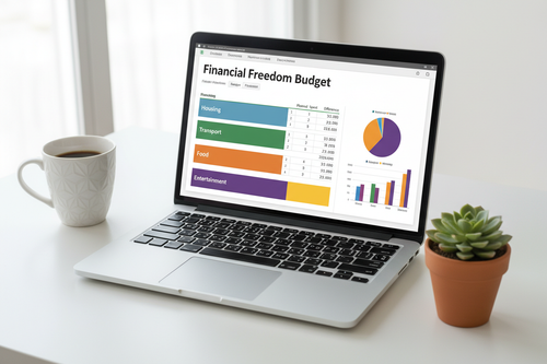Simple Budget Planner Mockup